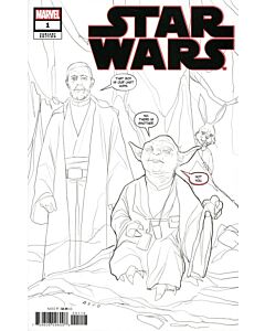 Star Wars (2020) #   1 Sketch Variant (8.0-VF) 1st Commander Zahra