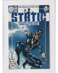 Static (1993) #   1 Blue Variant (7.0-FVF) (651718) 1st appearance Static