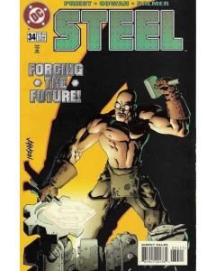Steel (1994) #  34 (6.0-FN) Price tag back cover