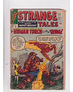 Strange Tales (1951) # 116 UK 2 extra staples (1.8-GD-) (1908415) 2nd Wong