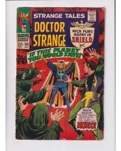 Strange Tales (1951) # 160 (2.0-GD) (1889523) Captain America, Mordo, Cover nearly detached