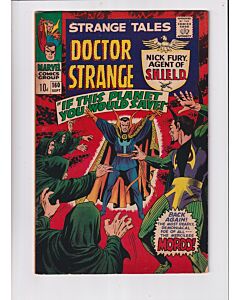 Strange Tales (1951) # 160 UK Price (4.0-VG) (291194) Mordo, Back cover tear
