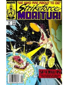 Strikeforce Morituri (1986) #  25 Newsstand (6.0-FN) Price tag on Cover