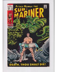 Sub-Mariner (1968) #  13 (4.0-VG) (756451) 1st Gargantos, Staple rust