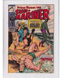 Sub-Mariner (1968) #  18 UK Price (5.0-VGF) (1695605) Triton, Marker on cover