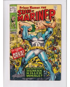 Sub-Mariner (1968) #  23 UK Price (5.0-VGF) (1985959) 1st Orka