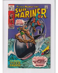 Sub-Mariner (1968) #  24 (6.5-FN+) (1985966) Tiger Shark