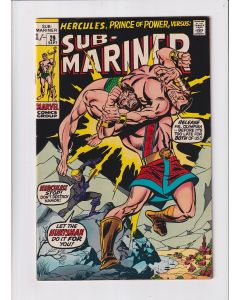 Sub-Mariner (1968) #  29 UK Price (6.0-FN) (1865459) 1st battle with Hercules