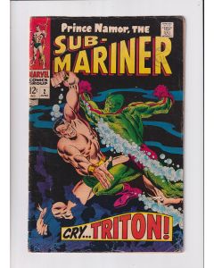 Sub-Mariner (1968) #   2 (4.0-VG) (1985812) Triton