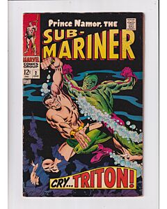 Sub-Mariner (1968) #   2 (4.5-VG+) (756550) Triton