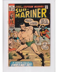 Sub-Mariner (1968) #  30 (5.0-VGF) (1865442) Captain Marvel