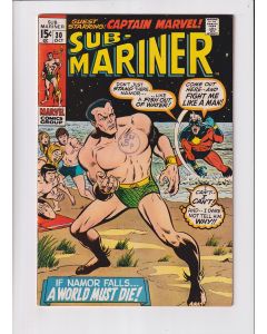 Sub-Mariner (1968) #  30 (6.5-FN+) (1986093) Captain Marvel