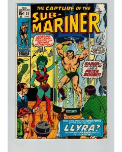 Sub-Mariner (1968) #  32 (4.5-VG+) (1986116) 1st Llyra