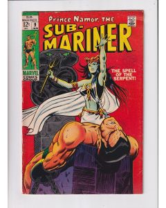 Sub-Mariner (1968) #   9 (5.0-VGF) (1985867) 1st Serpent Crown