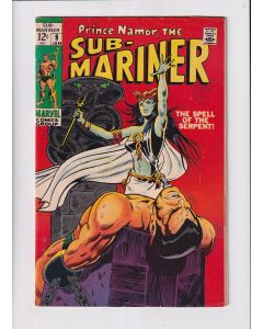Sub-Mariner (1968) #   9 (6.0-FN) (1985874) 1st Serpent Crown