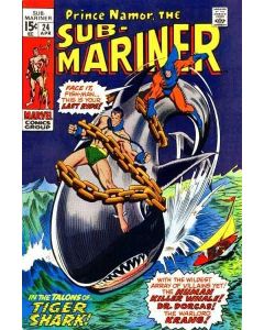Sub-Mariner (1968) #  24 (6.0-FN) Tiger Shark