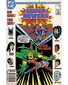 Super Powers (1986) #   1-4  + MASK insert (7.0-FVF) Complete Set
