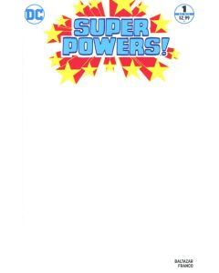 Super Powers (2016) #   1 Blank Variant Cover (9.0-VFNM)