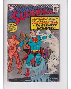 Superman (1939) # 190 (1.5-GD-) (1914478) 2'' piece missing on back cover