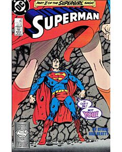 Superman (1987) #  21 1st Print  (7.0-FVF) Supergirl Saga Pt. 1