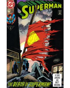 Superman (1987) #  75 4th Print (7.0-FVF) Death of Superman