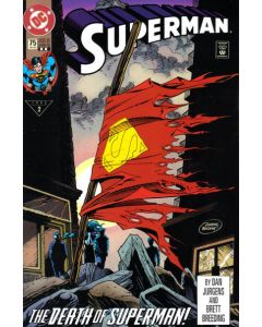 Superman (1987) #  75 2nd Print (8.0-VF) Death of Superman