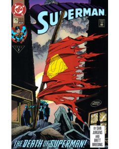 Superman (1987) #  75 3rd Print (8.0-VF) Death of Superman
