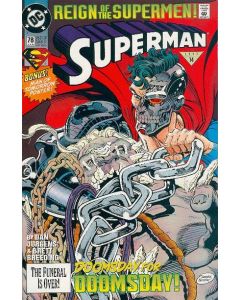 Superman (1987) #  78 Standard (9.2-NM) Guardian, Cyborg-Superman