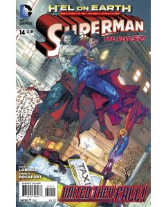 Superman (2011) #  14 (9.2-NM) H'el on Earth