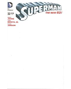 Superman (2011) #  32 Blank Cover Variant (9.0-VFNM)