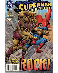 Superman The Man of Tomorrow (1995) #   8 Newsstand (7.0-FVF) Rock