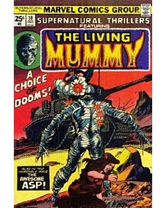 Supernatural Thrillers (1972) #  10 (5.0-VGF) Living Mummy, pencil marks