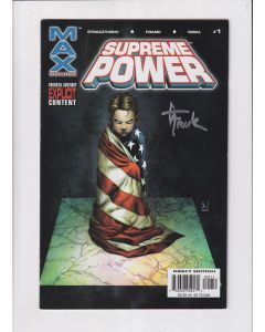 Supreme Power (2003) #   1 (7.0-FVF) (2172693) Signed by Gary Frank