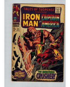 Tales of Suspense (1959) #  91 UK Price (4.5-VG+) (2205209) The Crusher