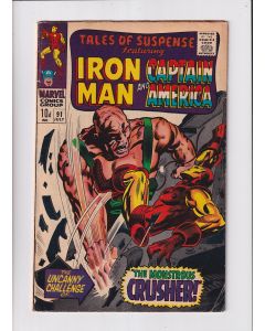 Tales of Suspense (1959) #  91 UK Price (4.5-VG+) (498838) The Crusher