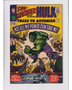 Tales to Astonish (1959) #  75 UK Price (4.0-VG) (1962561) Sub-Mariner, Hulk