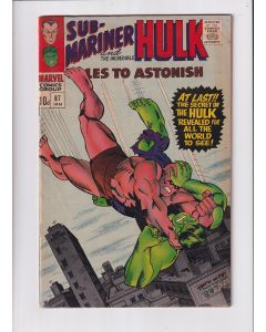 Tales to Astonish (1959) #  87 UK Price (5.5-FN-) (1887079) Sub-Mariner, Incredible Hulk
