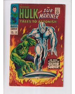 Tales to Astonish (1959) #  93 UK Price (5.0-VGF) (1929762) Hulk vs Silver Surfer