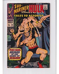 Tales to Astonish (1959) #  94 UK Price (4.0-VG) (1868139) Sub-Mariner and Hulk