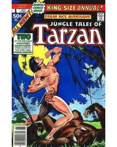 Tarzan (1977) Annual #   1 (5.0-VGF) Hole in front and back cover