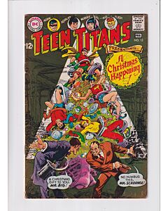Teen Titans (1966) #  13 (3.5-VG-) (1949074) Chistmas issue, Cover tear