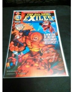 All New Exiles (1995) #   1 Cover C (7.0-FVF) Signed with COA