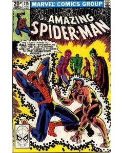 Amazing Spider-Man (1963) # 215 UK Price (7.0-FVF) Sub-Mariner, Frightful Four