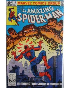 Amazing Spider-Man (1963) # 218 UK Price (7.0-FVF) Frank Miller cover