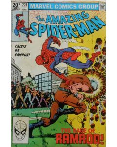 Amazing Spider-Man (1963) # 221 UK Price (8.0-VF) Ramrod