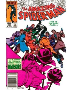 Amazing Spider-Man (1963) # 253 Newsstand (5.0-VGF) Staple rust, 1st The Rose