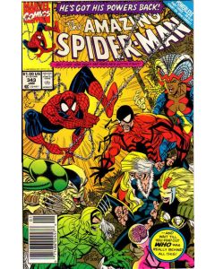 Amazing Spider-Man (1963) # 343 Newsstand (7.0-FVF) Black Cat, Chameleon