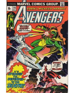Avengers (1963) # 116 UK Price (5.0-VGF) Rust migration