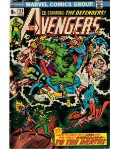 Avengers (1963) # 118 UK Price (5.0-VGF) Defenders