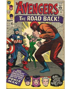 Avengers (1963) #  22 UK Price (1.8-GD-) Enchantress, Power Man, Coupons cut